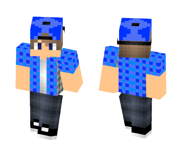 The Blue Guy - Male Minecraft Skins - image 1