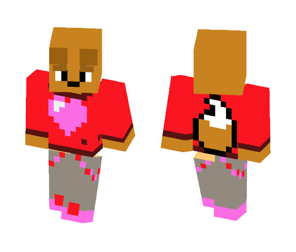 Jaden The Puppy In Valentines Day - Male Minecraft Skins - image 1