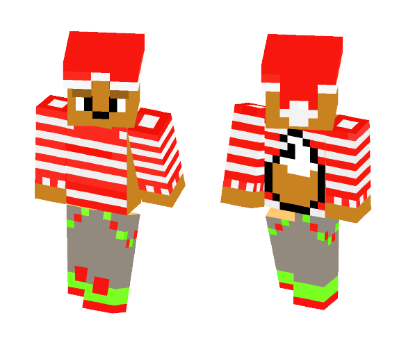 Jaden The Puppy In Christmas - Christmas Minecraft Skins - image 1