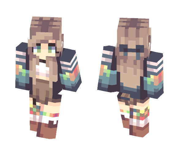 Taste the rainbow! - Female Minecraft Skins - image 1