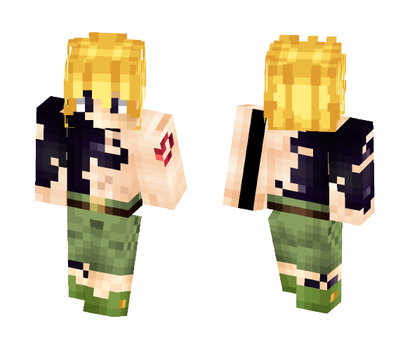 Download Meliodas Demon Mark Minecraft Skin for Free 