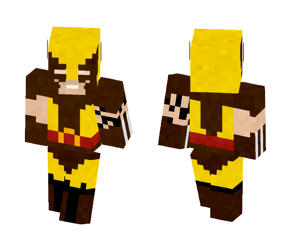 Dark Wolverine | Cowl | Daken - Male Minecraft Skins - image 1