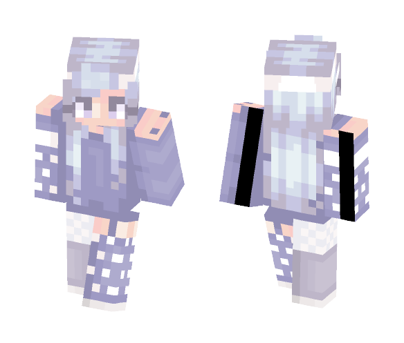 Poka dot purple - Female Minecraft Skins - image 1