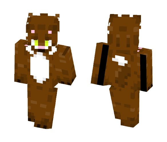 Brown Cat For Katherine394 - Cat Minecraft Skins - image 1