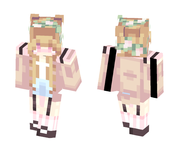 flower girl woop woop - Girl Minecraft Skins - image 1