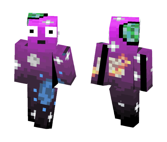 Universe Derp With Earth Beanie - Interchangeable Minecraft Skins - image 1
