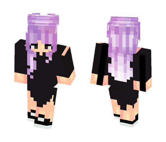 OG Skin - Black Shirt Dress - Female Minecraft Skins - image 1