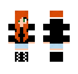 Teen Hoodie Girl - Girl Minecraft Skins - image 2