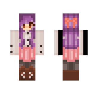 ~~Pink Preparatory~~ - Female Minecraft Skins - image 2