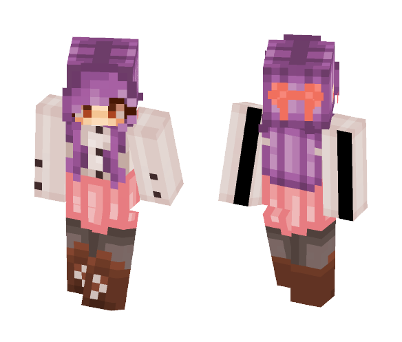 ~~Pink Preparatory~~ - Female Minecraft Skins - image 1