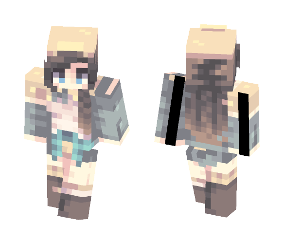 change the world with journalism - Female Minecraft Skins - image 1