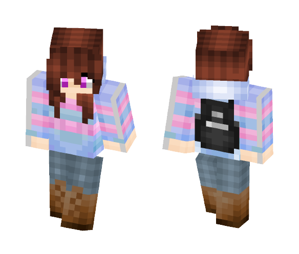 frisk - Female Minecraft Skins - image 1