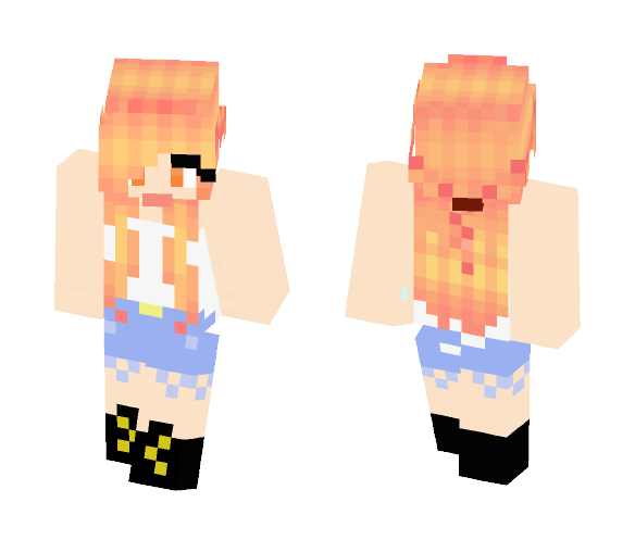 Cute shy girl! - Cute Girls Minecraft Skins - image 1