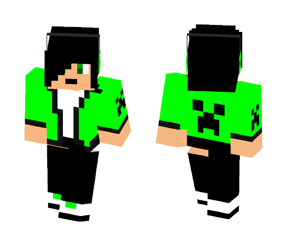 mob boy creeper - Boy Minecraft Skins - image 1
