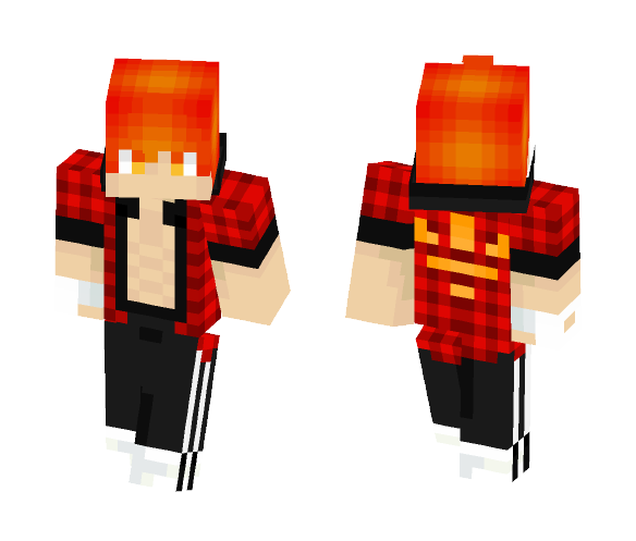 gold flannel - Male Minecraft Skins - image 1