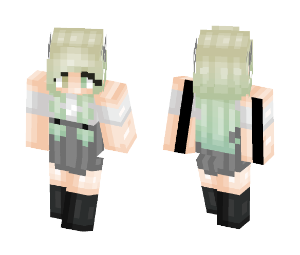 Green Sunrise - Female Minecraft Skins - image 1