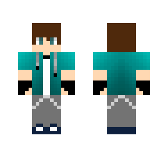 Turquoise Boy - Boy Minecraft Skins - image 2