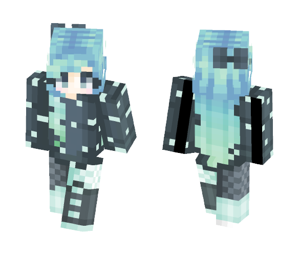 Snowy Night - Female Minecraft Skins - image 1