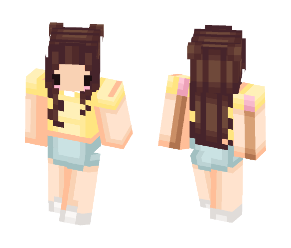 ????It's A Crop Top (New Oc)???? - Female Minecraft Skins - image 1