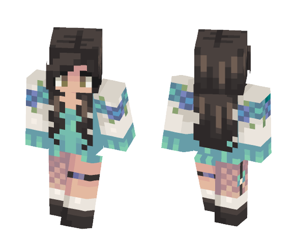 f l o w e r p o w e r - Female Minecraft Skins - image 1