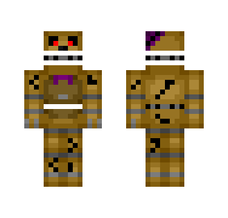 Nightmare Fredbear - Male Minecraft Skins - image 2
