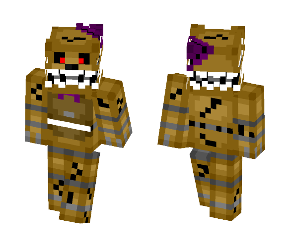 Nightmare Fredbear - Male Minecraft Skins - image 1