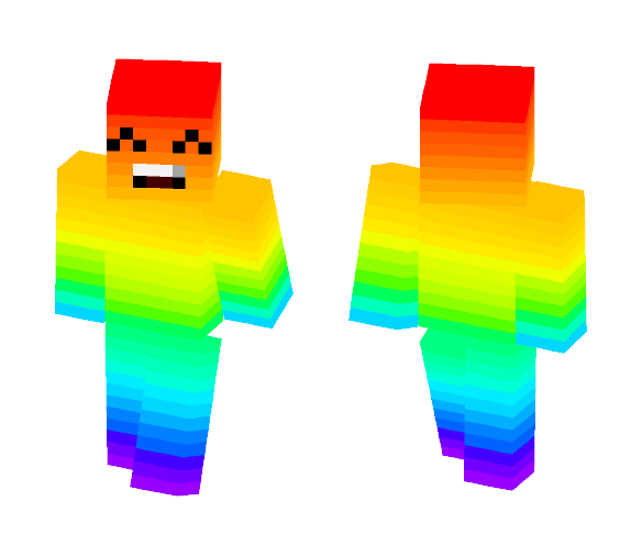 rainbow man - Interchangeable Minecraft Skins - image 1