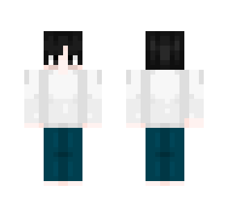 L Lawliet | Death Note | ~Unwanted - Male Minecraft Skins - image 2