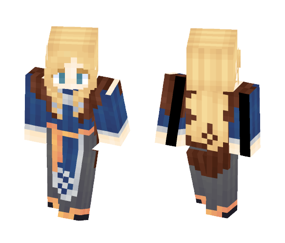 ⊰ Viking Blond Lady ⊱ - Female Minecraft Skins - image 1
