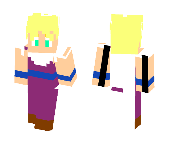 Teen Gohan SSJ - Male Minecraft Skins - image 1