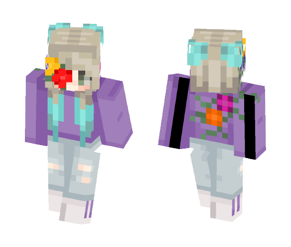 Flower Darling - Female Minecraft Skins - image 1