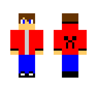 Red Jacket Boy - Boy Minecraft Skins - image 2