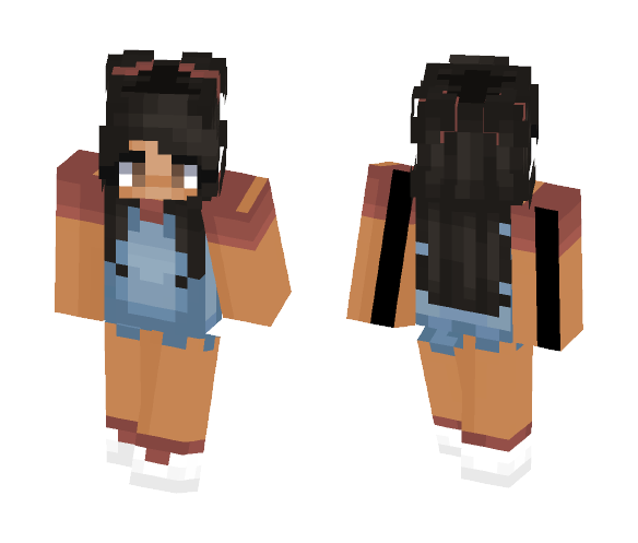 Overalls & Buns - Female Minecraft Skins - image 1