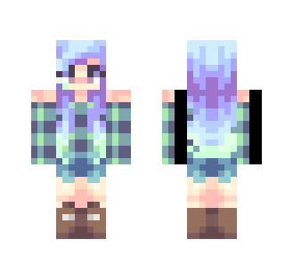 another hipster oops - Female Minecraft Skins - image 2