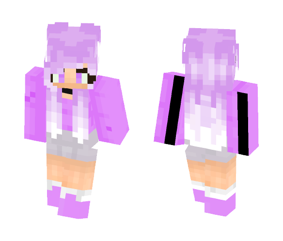 Purple Overload ~ Ab↑↑ - Female Minecraft Skins - image 1