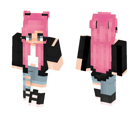 face reveal - Female Minecraft Skins - image 1