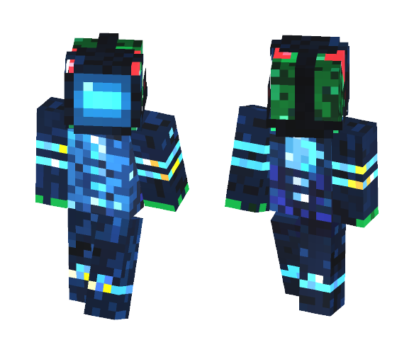 Diamond Diving Decor - Interchangeable Minecraft Skins - image 1