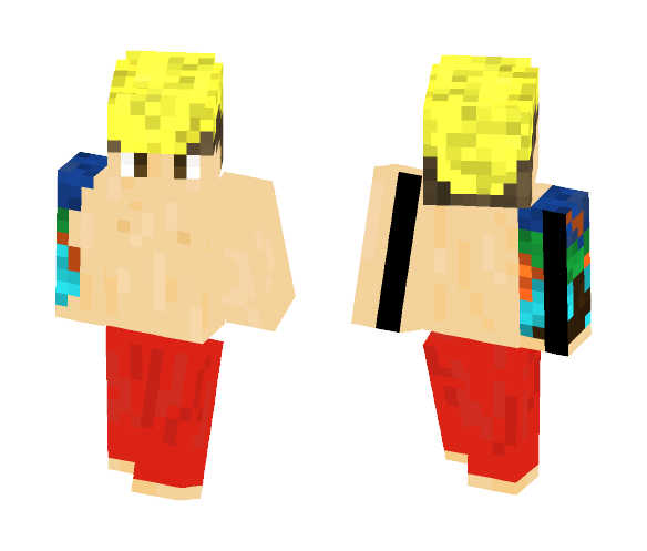 Jishwa Dun shirtless redo - Male Minecraft Skins - image 1