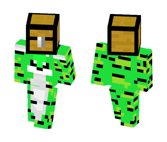 GreenTiger Holding a Chest - Other Minecraft Skins - image 1