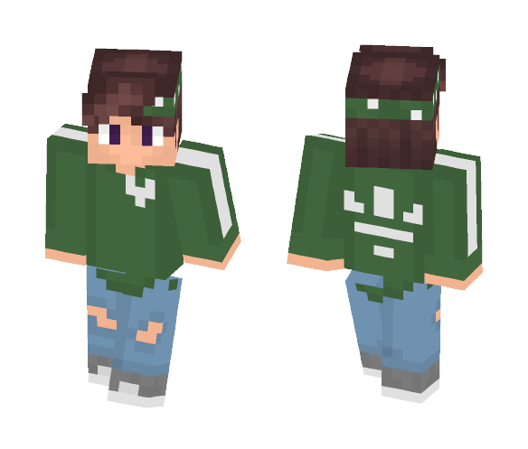 Green Adiddas Boy - Boy Minecraft Skins - image 1