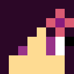 Cute dark purple hair girl - Color Haired Girls Minecraft Skins - image 3