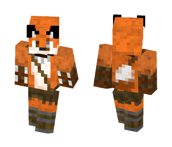 Tribal Fox Warrior - Male Minecraft Skins - image 1