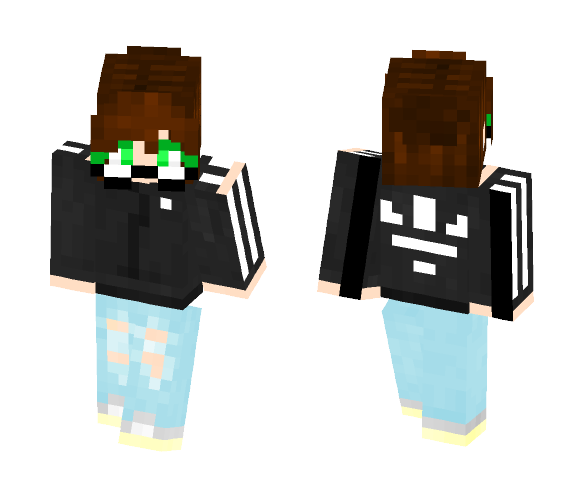 cousin with green eyes - Female Minecraft Skins - image 1
