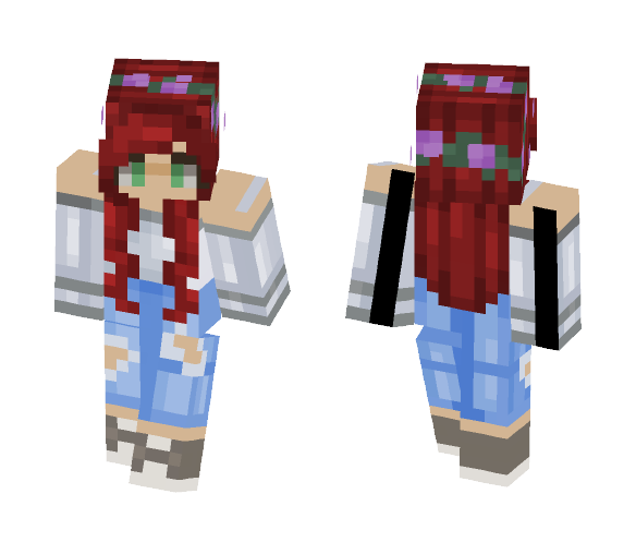Mermaid Aura - Female Minecraft Skins - image 1
