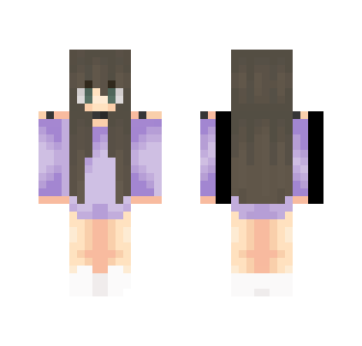 requested ~ purple girlie - Female Minecraft Skins - image 2