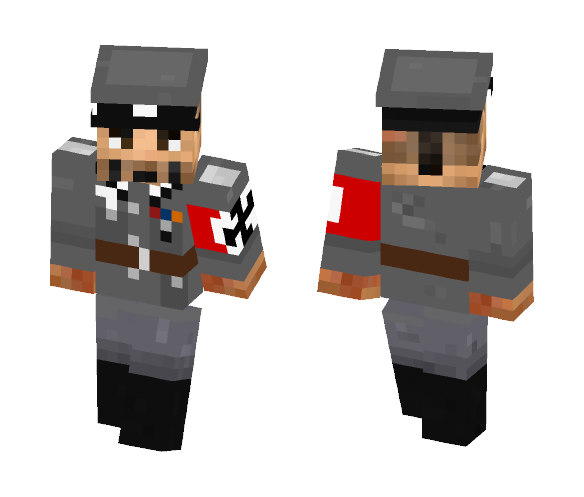 Wehrmacht Nazi officer - Male Minecraft Skins - image 1