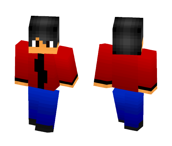 Red Jacket - Male Minecraft Skins - image 1