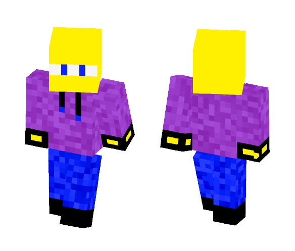 my oc with hood - Male Minecraft Skins - image 1