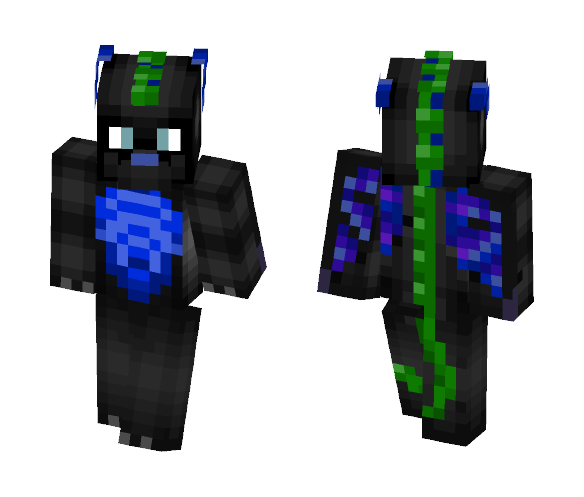 Blue Dragon - Interchangeable Minecraft Skins - image 1