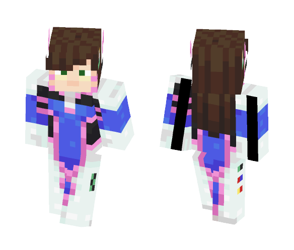 D.VA (Overwatch) - Female Minecraft Skins - image 1